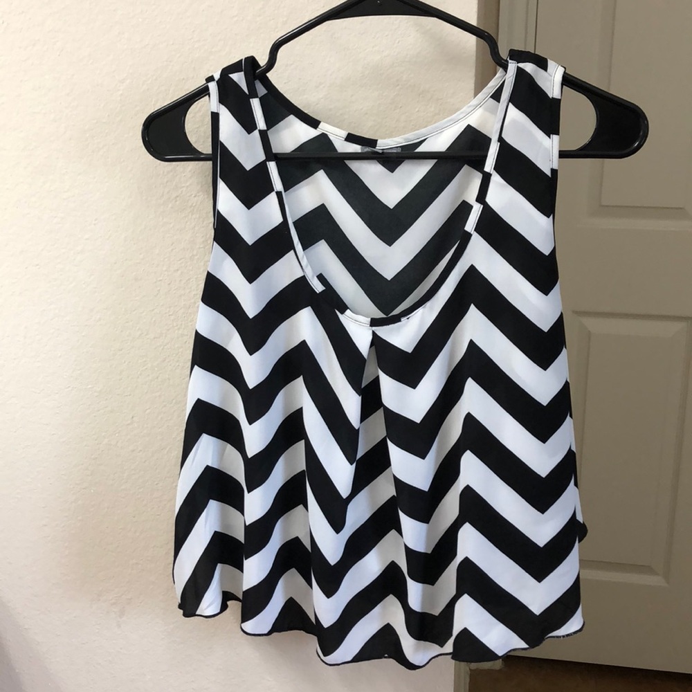 Black and white shirt